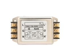 Filtro Emi De Línea Eléctrica Monofásico De 115 V/10 A 50/60 Hz Con Terminal Mono/bipolar Para Equipos Eléctricos.