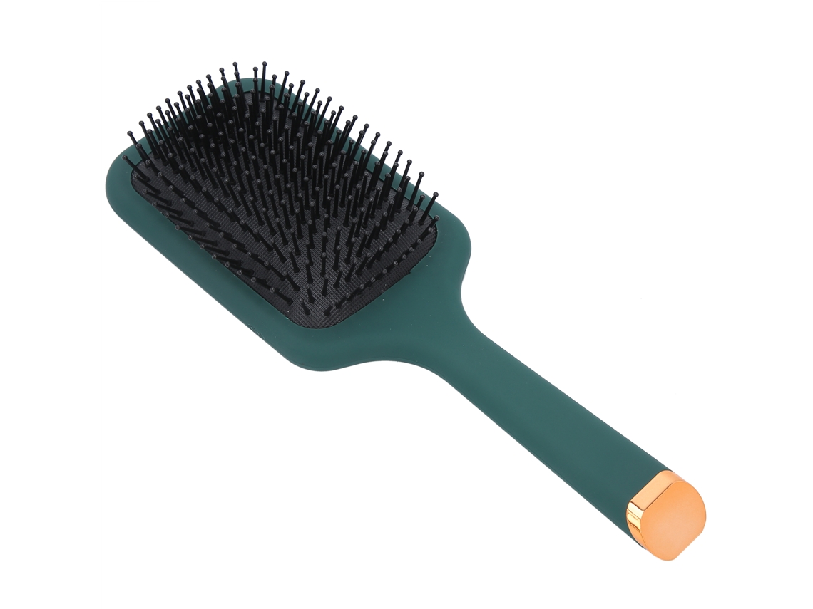 Pente De Massagem Antiestática Para Cabelo Perfeito Modelagem E Massagem Do Couro Cabeludo Em Casa (verde Escuro)