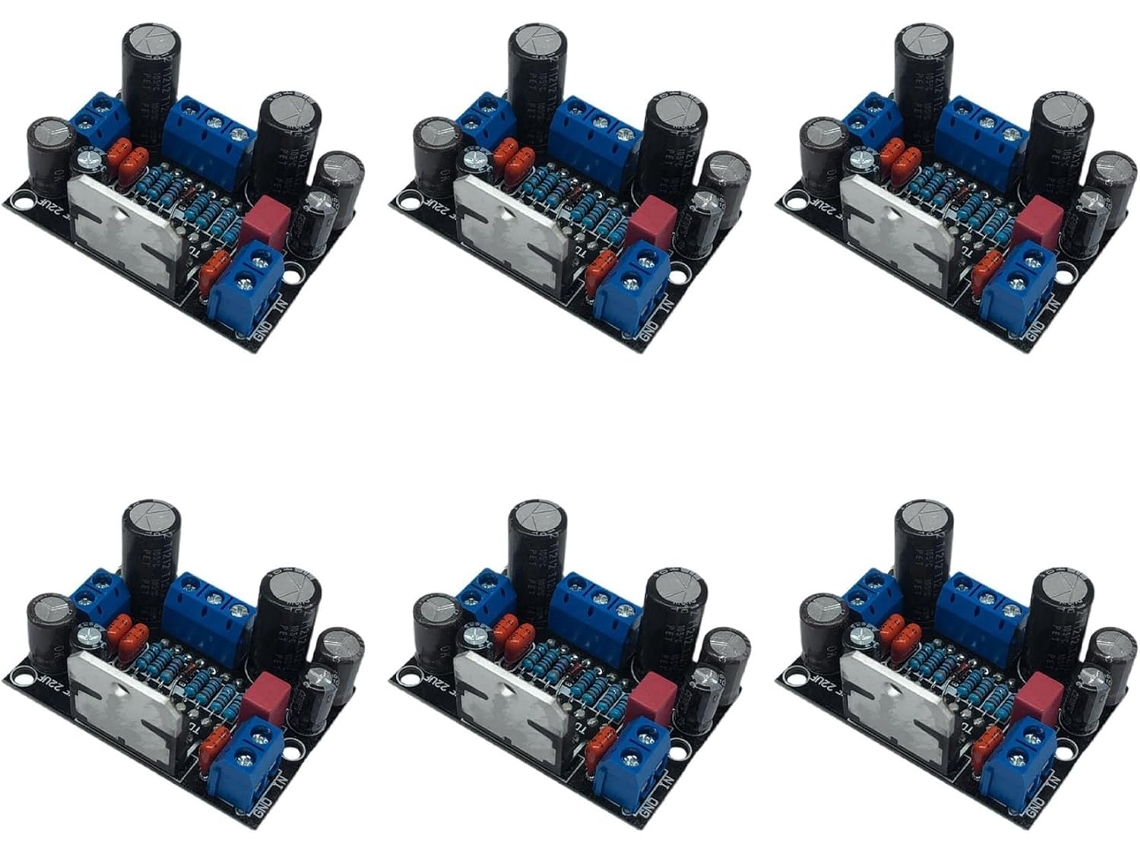6 Placas De Circuito Impreso Terminadas Para Amplificador De Potencia Mono Tda7294 De 100 W