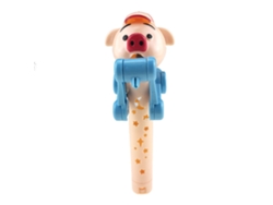 Suporte De Robô Para Pirulito Forma Animal Fofo Armazenamento Limpo Brinquedo Presente Plástico 21cm