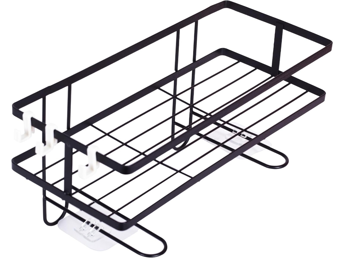 Plataforma Wc De Gran Capacidad Acero Inoxidable Sin Agujeros, Negro
