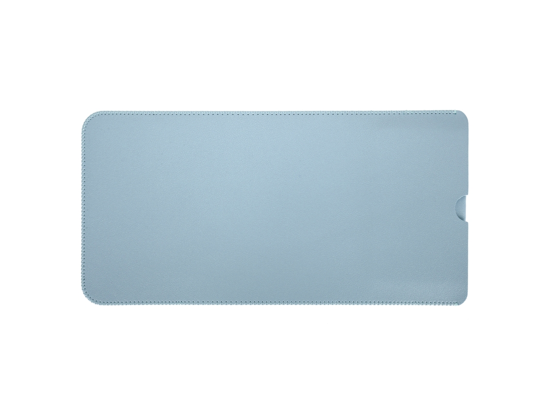 Capa Protetora Portátil Para Teclado Logitech K380 Anti Poeira Couro Falso Azul Claro