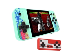 Console De Jogos Portátil Retrô Com 800 Jogos Clássicos Tela 3.5 Polegadas Bateria 1200 Mah Suporta Tv E 2 Jogadores