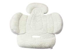 Cojín para asiento de cochecito de bebé, cojín protector para asiento de coche infantil, protección de doble cara DIGITALLAB Gris