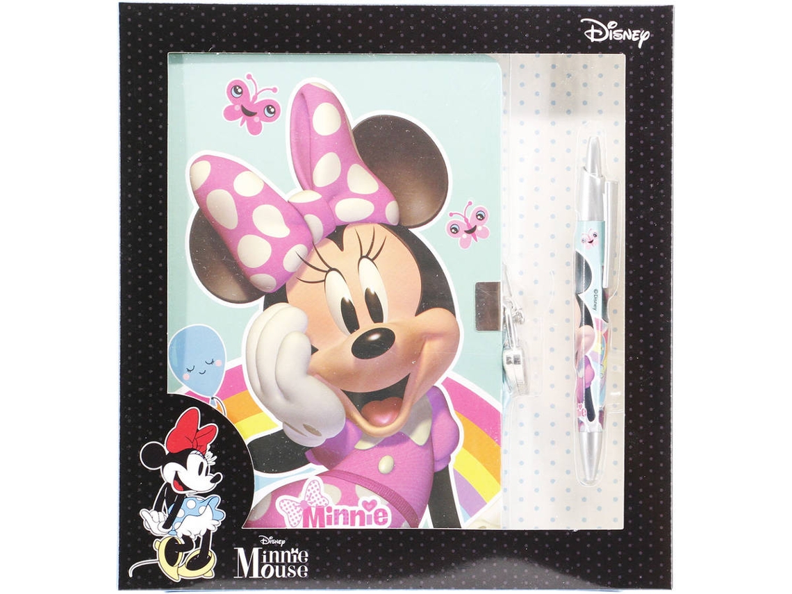 Diario MINNIE MOUSE Rainbow con bolígrafo