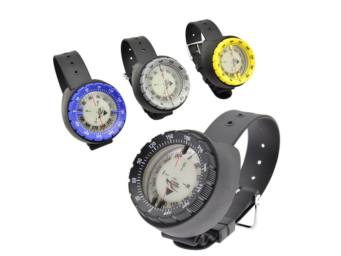 Brújula De Muñeca Luminosa Subacuática Para Buceo, Senderismo Y Acampada Con Pulsera - Alta Precisión Profesional