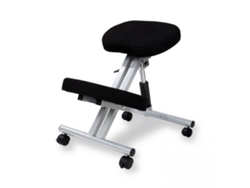 Silla ergonómica de rodillas 55-67,5 cm Ergochair Negro - Aluminio 42 x 60 x 65cm cm