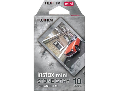 Recarga de Papel Fotográfico FUJIFILM Instax Mini Stone Gray (10 Fotos)
