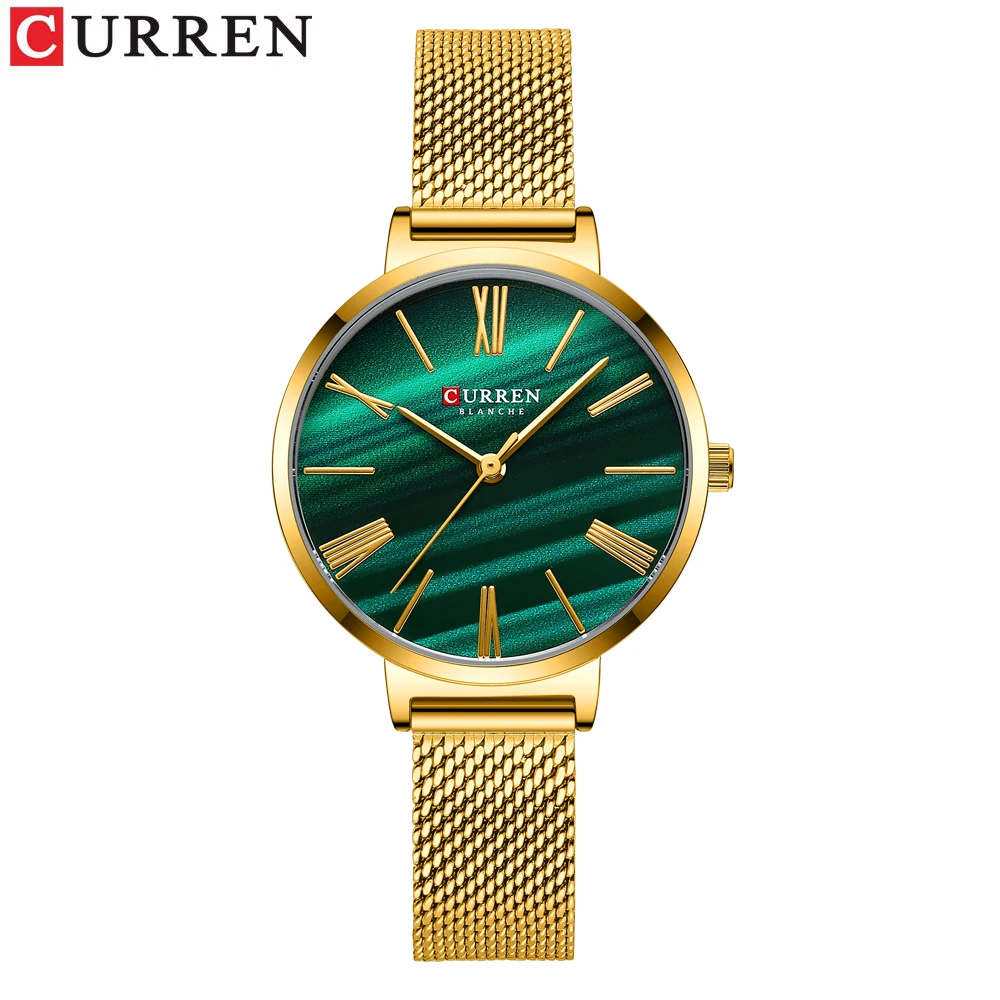 Reloj De Mujer Creativo Y Minimalista, Piel Auténtica, Elegante Reloj De Mujer.