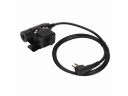 Adaptador U94 Ptt De 2 Pines Con Conector Doble, Resistente Al Agua, Para Motorola Sv10 Sv11 Sv11d Sv21