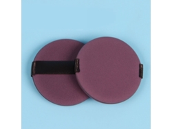 Powder Puff Facial Soft Doble Lado Colchón Puff Esponja De Maquillaje Morado Oscuro Redondo Vante