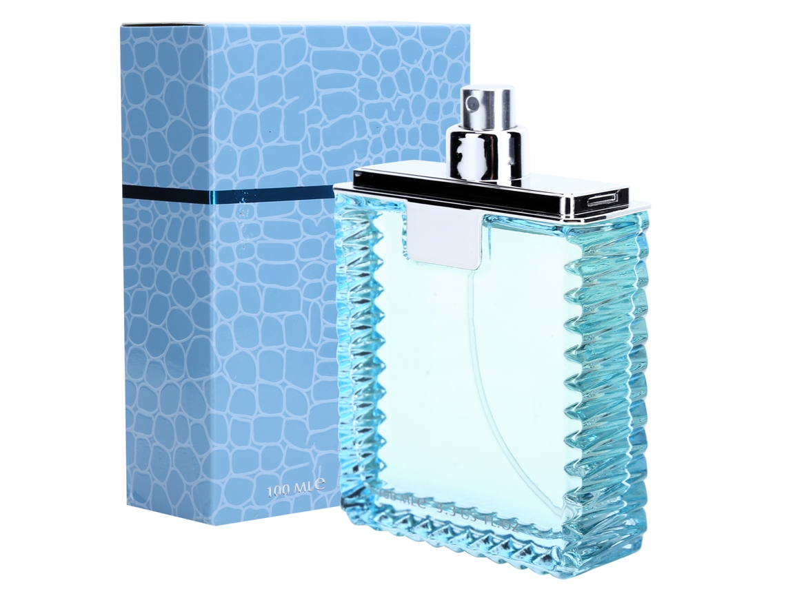 Perfume masculino portátil y de larga duración, fragancia ligera y refrescante, en formato spray de 100 ml.