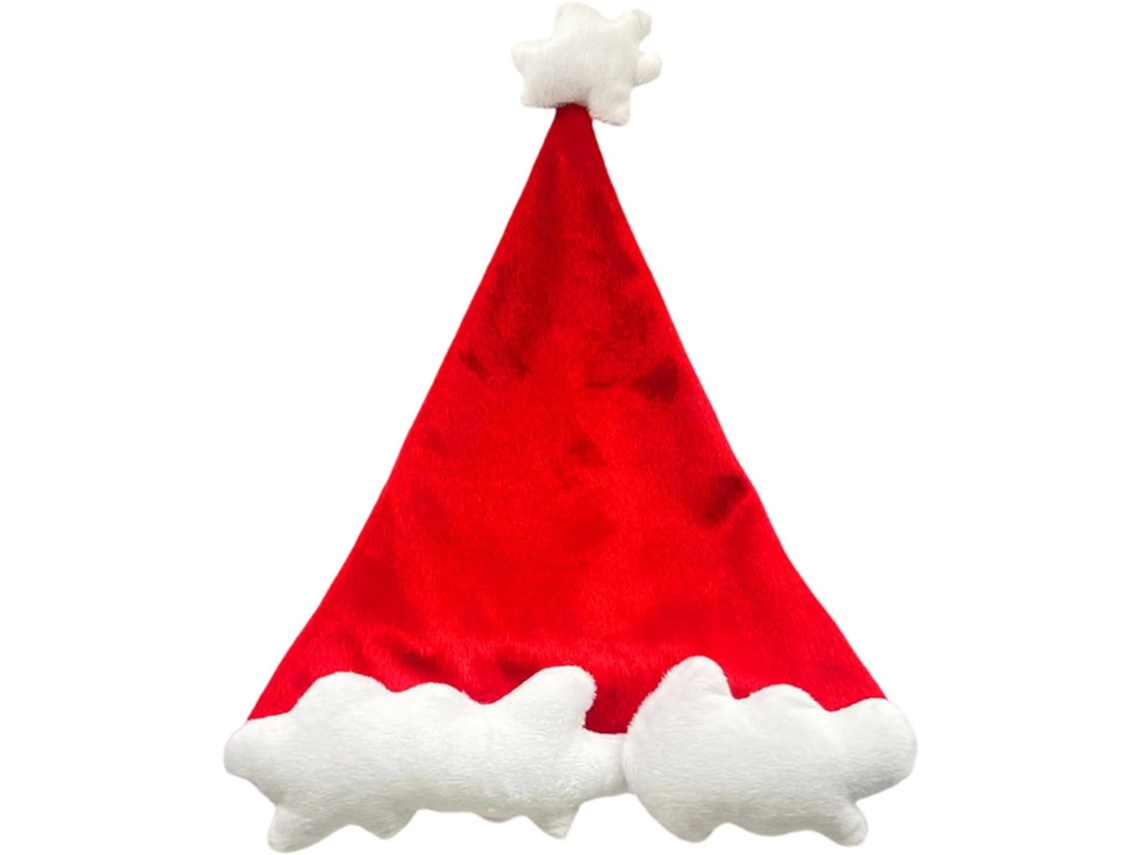 Gorro De Papá Noel Unisex, Suave, Cálido Y Grueso, De Felpa Con Forma De Nube, Ideal Para Navidad.