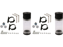 2 Depósitos Cilíndricos De Agua Acrílicos G1 4 De 50 Mm X 140 Mm Para Sistemas De Refrigeración Líquida.