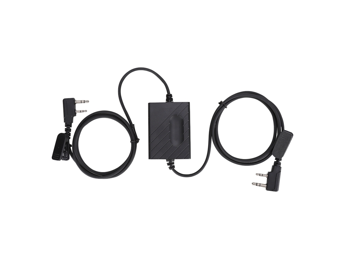 Caja Repetidora De Radio Bidireccional Para Walkie-talkies Con Conector K-head Portátil, Abs Negro