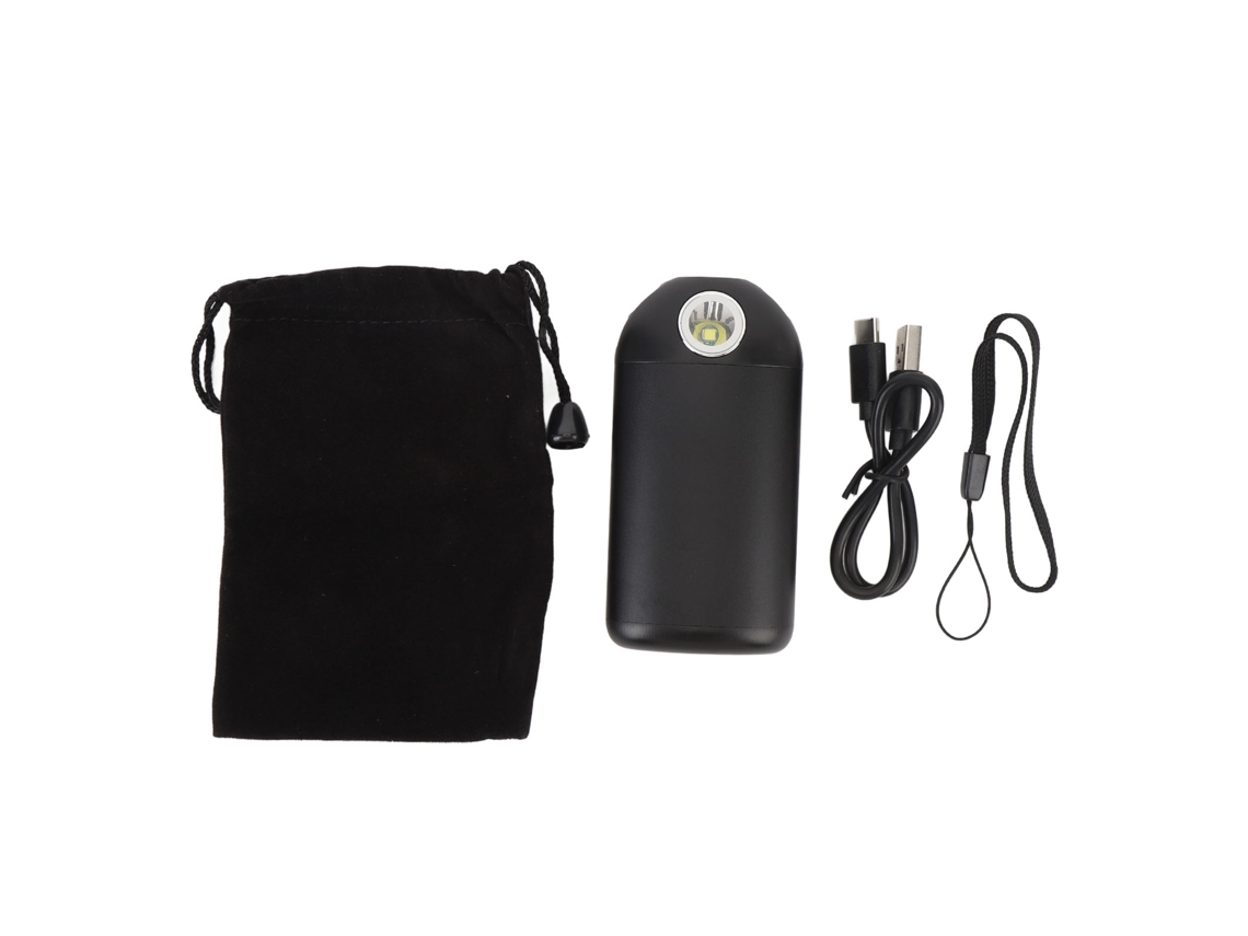 Muffin Portátil Recargable Por Usb De 5000 Mah Con Linterna Y Batería Externa Para Acampar Al Aire Libre.