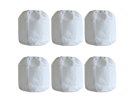 Saco de filtro hepa de malha de filtro universal para aspirador de pó 6 peças