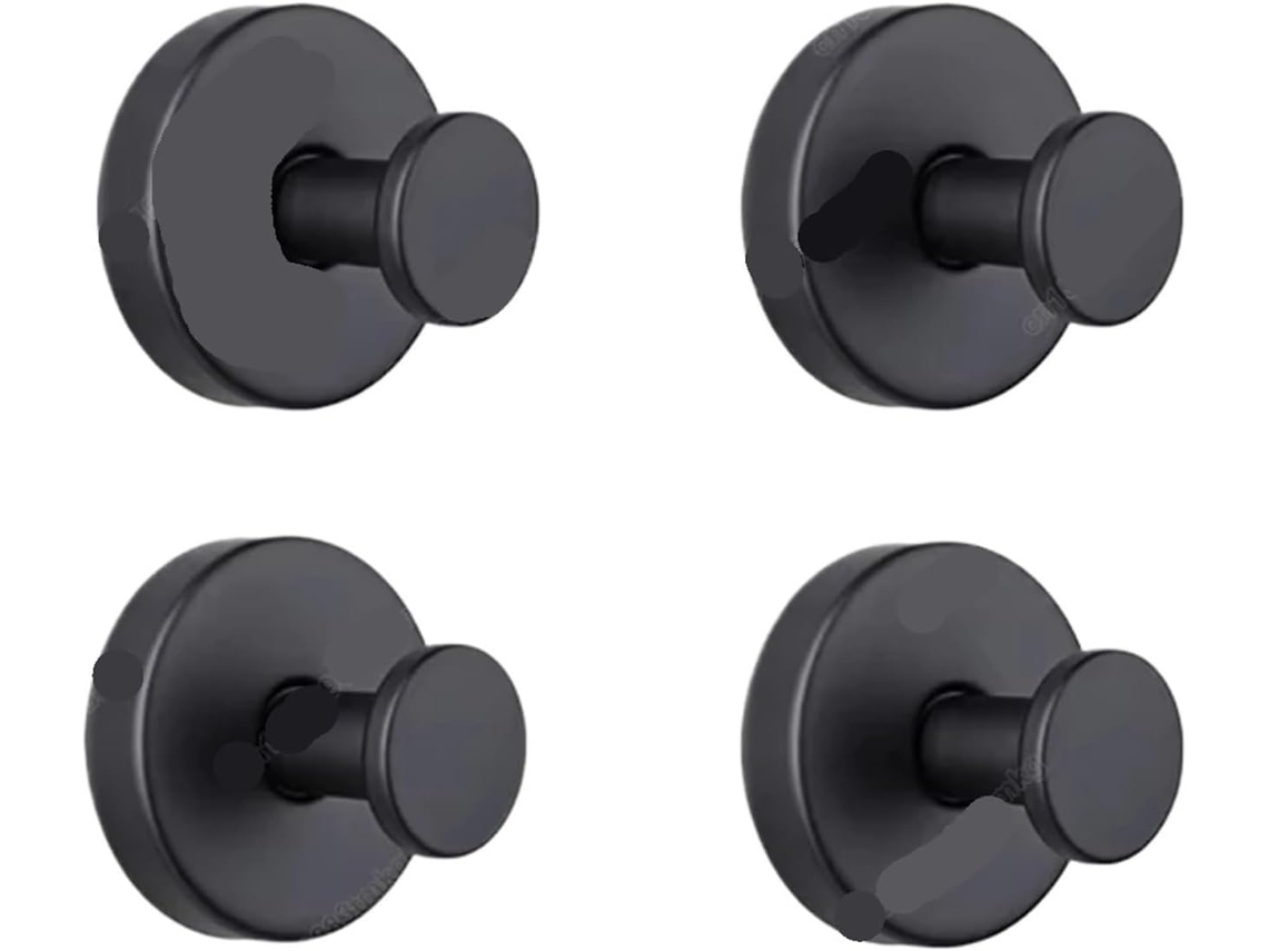 Juego de accesorios de baño con espejo resistente a la corrosión (sin marca)