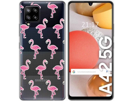 Carcasa Samsung Galaxy A42 5G TUMUNDOSMARTPHONE Flamenco Multicolor