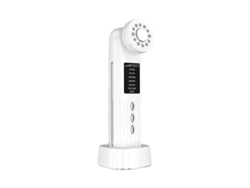 Dispositivo reafirmante facial 7 en 1, masajeador lifting con microcorriente (blanco)
