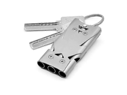 Silbato de señal Silbato de emergencia Silbato de árbitro Silbato de acero inoxidable para exteriores