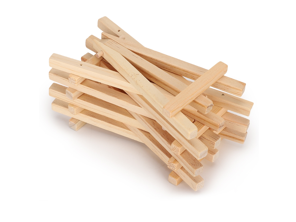 20 Caballetes De Madera Mini Con Trípode En Forma De A Para Decoración De Exposiciones De Pintura