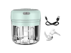 Prensa de ajos eléctrica Rosewell 100/250 ml, exprimidor de ajos, picador de ajos para verduras, pimientos y carne