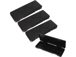 Caja De Almacenamiento Para Calibradores Vernier De 0 A 150 Mm, Juego De 4, Plástico Ligero, Compartimentos Internos.