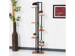 Soporte de Plantas [EN.CASA] (150 x 34 x 21 cm - Negro)