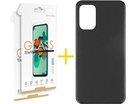 Kit Funda + 2 Protectores de Pantalla Xiaomi Redmi Note 10 4G / 10S SKYHE Liso 2 Negro