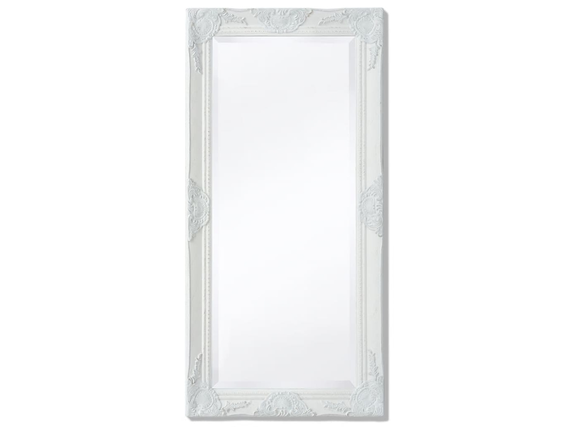Espejo de pared estilo barroco, 100 x 50 cm, blanco, DKD HOME DECOR