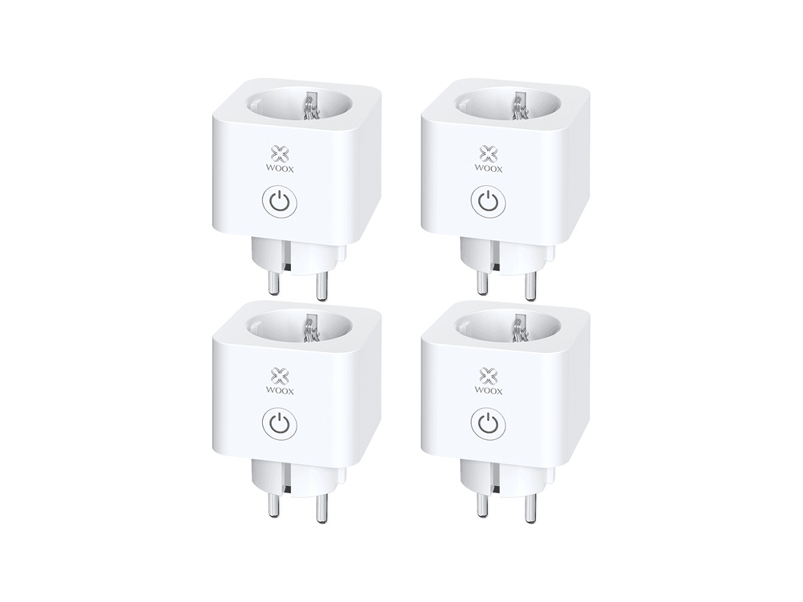 Enchufe Inteligente Schuko Ue Con Monitorización De Energía R6113-4Pack WOOX