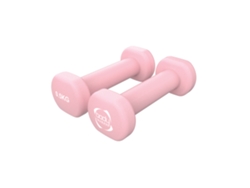 Par de mancuernas de neopreno de 2 x 0,5 kg, pesas de mano de hierro fundido revestido, forma hexagonal, antideslizantes, Monstershop