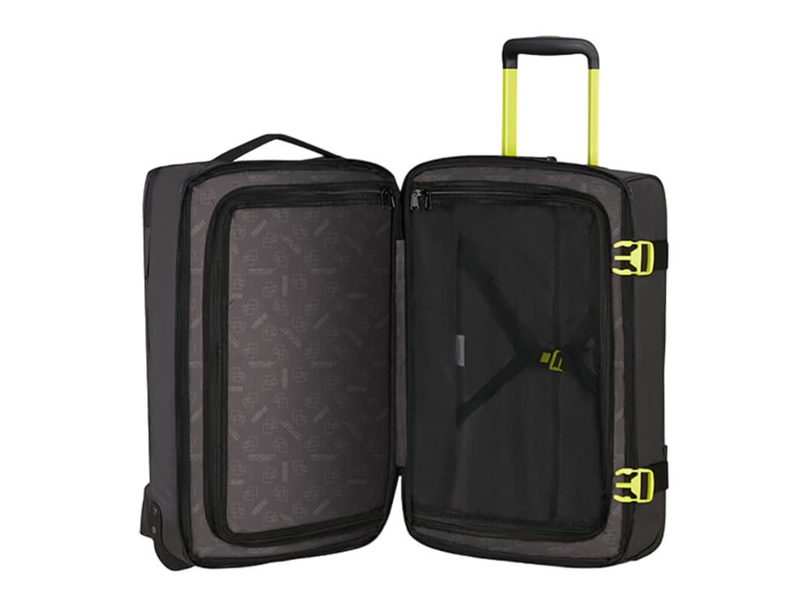 Bolsa de viaje 55cm 2r Coated Urban Track Negro/Lima AMERICAN TOURISTER