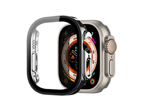 Apple Watch Ultra 2 49 mm / Ultra 49 mm DUX DUCIS Caja de reloj con pieza galvanizada (Negro)