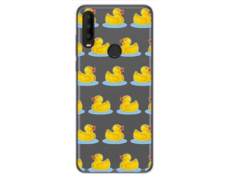 Carcasa Alcatel 3X 2020 TUMUNDOSMARTPHONE Dibujos Transparente Multicolor