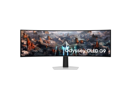 Monitor SAMSUNG LS49CG934SUXEN (Plateado - Acero - 49 - OLED - AMD FreeSync - Flicker free - DQHD)