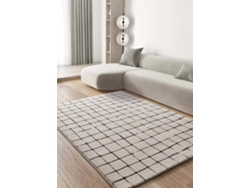 Alfombra Interior Geométrico - Atticgo - Retro Blanco 160x230 Cm