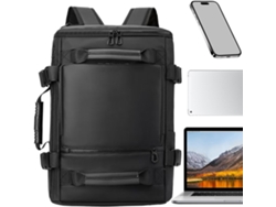 Mochila Para Portátil De Hombre, Impermeable | Gran Capacidad Para Cargador, Tableta, Estudiante