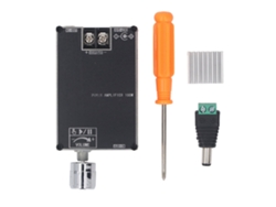 Módulo Amplificador De Sonido Monocanal De 7-24 V Y 100 W Con Bluetooth, Entrada Auxiliar, Usb, Tws, Indicadores Y Mando Giratorio.