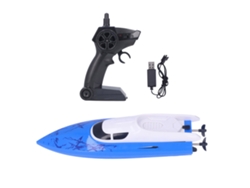 Ats-barco De Control Remoto Mini Para Niños De Alta Velocidad 2.4g Inalámbrico Recargable Usb Azul Oscuro 607