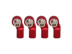 Piezas De Extremos De Varilla Para Coche Rc M3 De Aluminio Y Acero Para Modelo Axial Scx10 A Escala 1/10, Color Rojo.