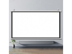 Pantalla De Proyección 4:3/16:9, Pantalla Enrollable Manual 4k, Pantalla Para Proyector Para El Hogar,