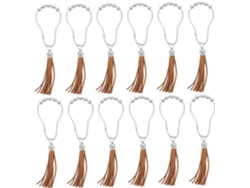 Juego de 12 ganchos para cortinas, anillos para cortinas, anillos para cortinas, ganchos Vayotoy