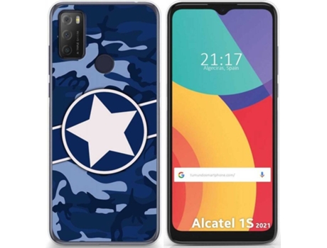 Carcasa Alcatel 1S 2021 / 3L 2021 TUMUNDOSMARTPHONE Camuflaje 03 Multicolor