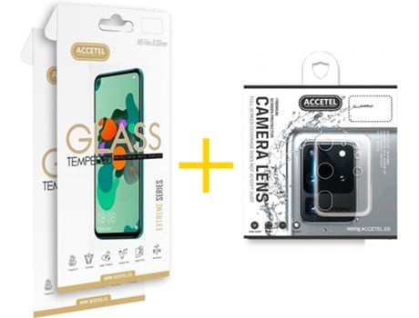 Kit 2 Protectores de Cristal Templado Huawei P 30 Lite ACCETEL 2.5D
