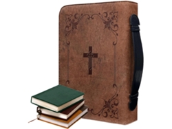 Estuche Para Biblia | Estuche Clásico De Cuero Sintético Para Biblia