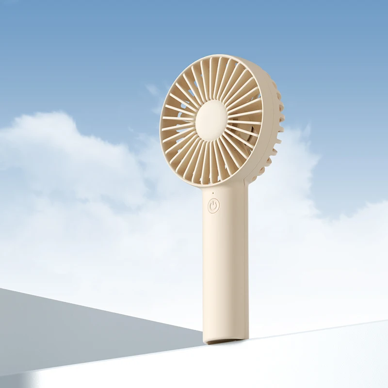 Ventilador Portátil Mini Usb De Alta Potencia (marrón), Silencioso, Recargable, Compacto Y Portátil.