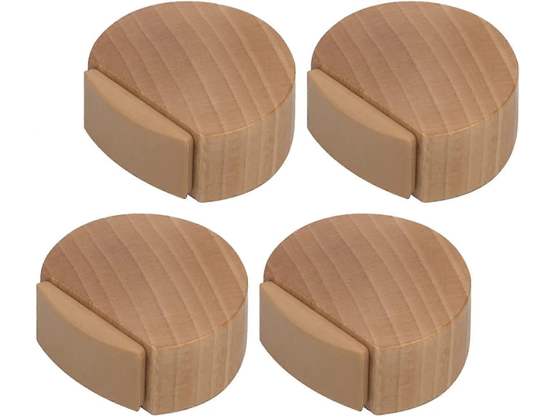 Tapa Puerta Adhesivo De Roble Natural Para Suelos - Discreto Y Elegante - Pack De 4 - Hecho En Europa