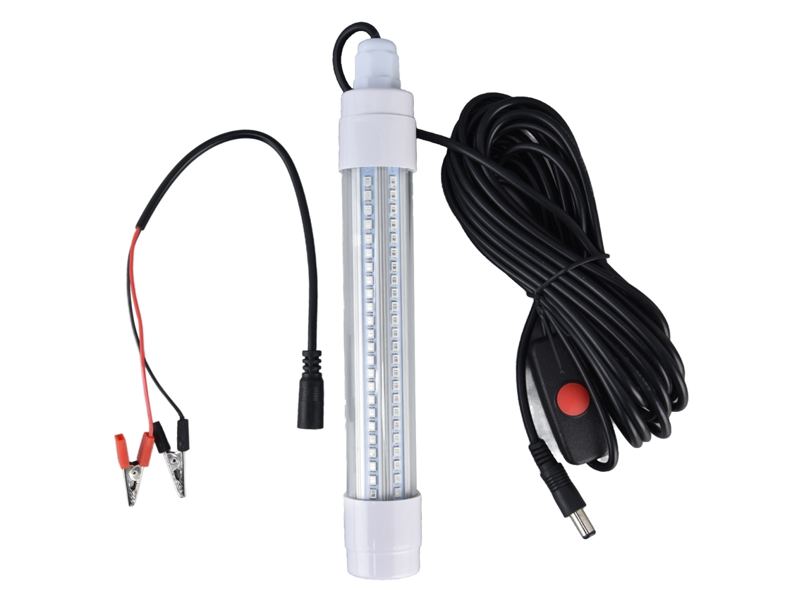 2026-luz Submersible De Pesca 16w Ac12‑36v 1300lm Led Para Pesca Nocturna, Atracción De Peces, Acuario Y Tanque De Peces Azul
